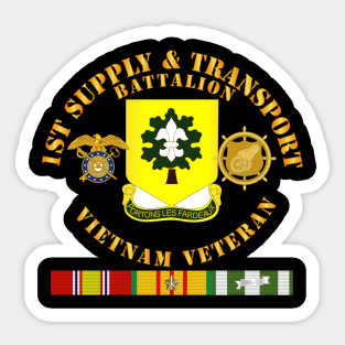 1st Supply and Transport Battalion -  Vietnam Vet w Br w VN SVC Sticker